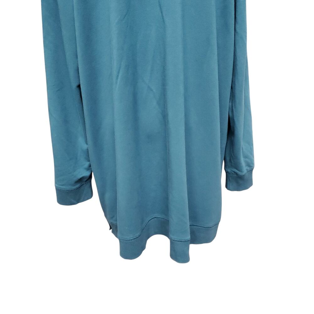 Soft Surroundings Lakshmi Pullover Tunic TopTeal Blue Green Style 2EQ97 Sz 1X - Picture 10 of 12